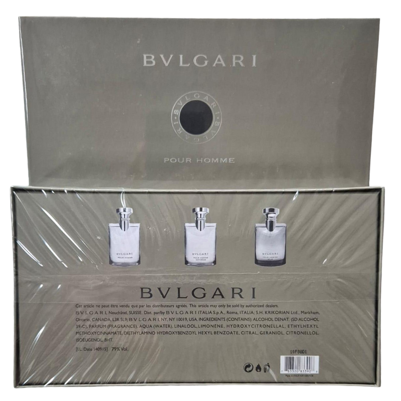Bvlgari Pour Homme Gift Set (3x30ml)