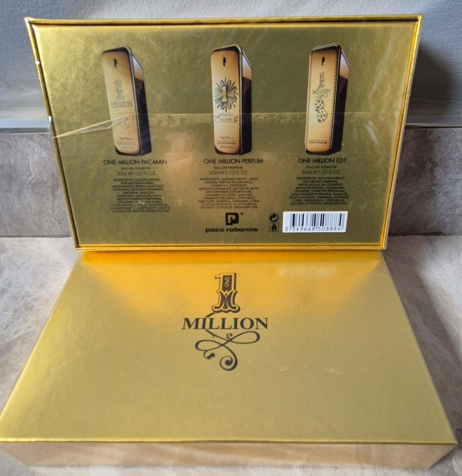 Paco Rabanne 1 Million Pac - Man Set (3 x 30ml) - Perfume Hut